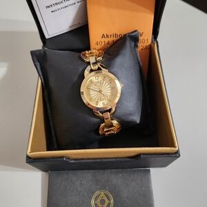 Akribos XXIV Diamond dial watch